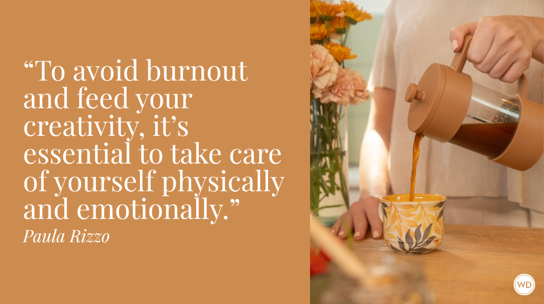 Media-Savvy Author: Incorporating Self-Care Into Your Writing Routine | Paula Rizzo
