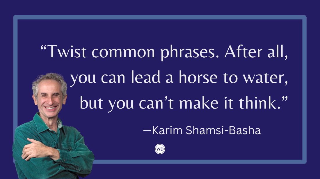 On Humor Column, by Karim Shamsi-Basha